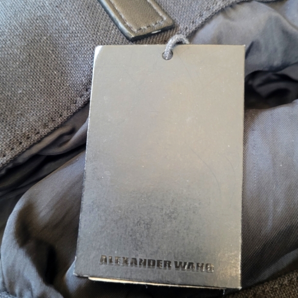 ALEXANDER WANG | Black Canvas + Leather Tote Bag - Picture 7 of 9